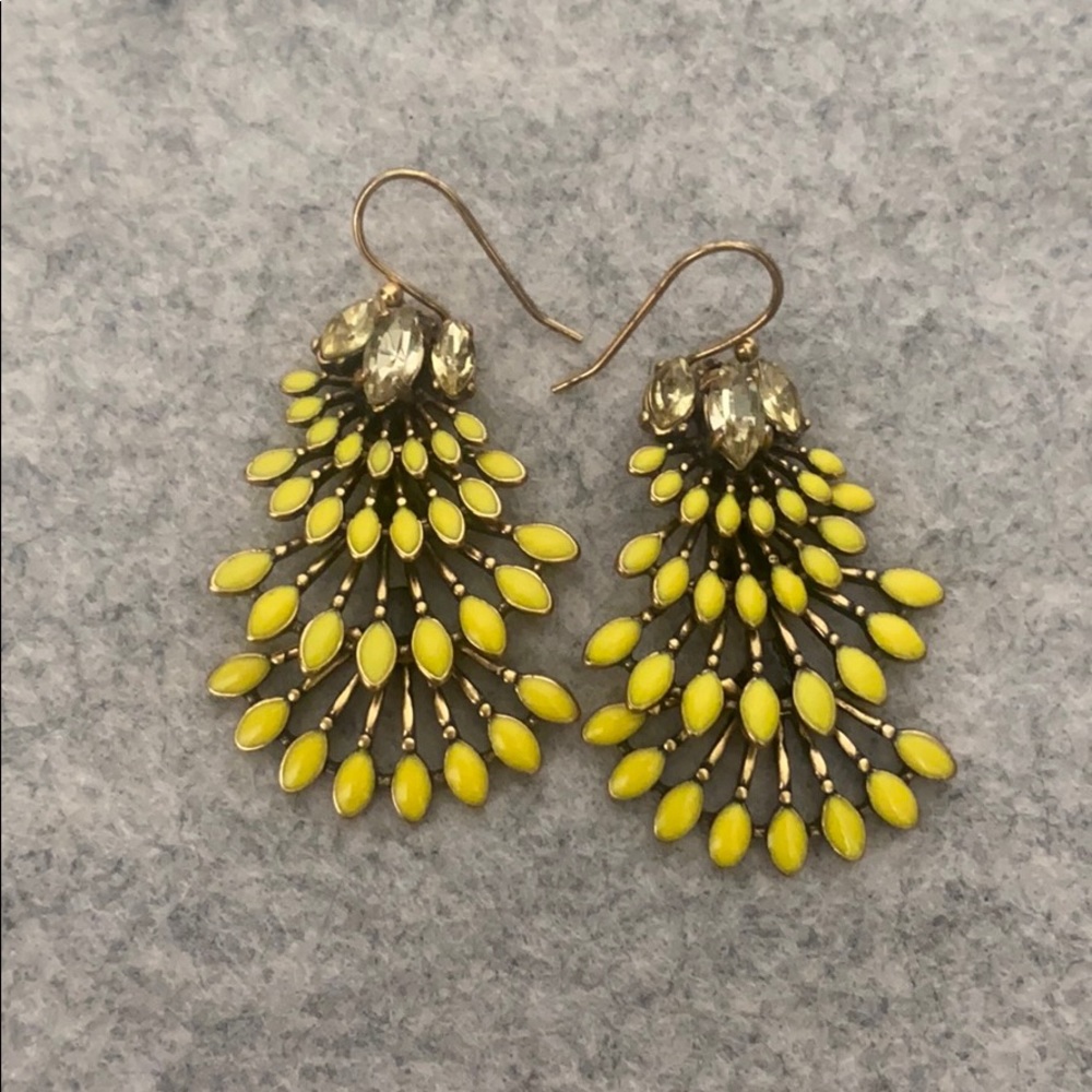 Stella & Dot Yellow Earrings